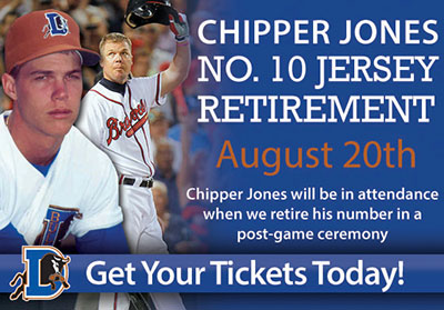 Chipper Jones Jersey Retirement