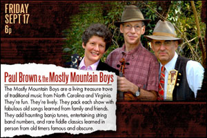 Paul Brown & the Mostly Mountain Boys