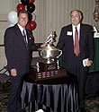 Bill Kalkhof & Jim Goodmon with the Governor's Cup