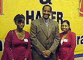 Gerald Owens with students