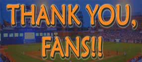 Thank you, Fans!