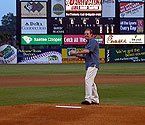 Rusty Wallace first pitch
