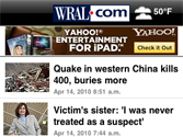 WRAL on iPhone