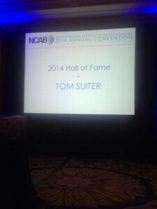 Tom Suiter Hall of Fame induction