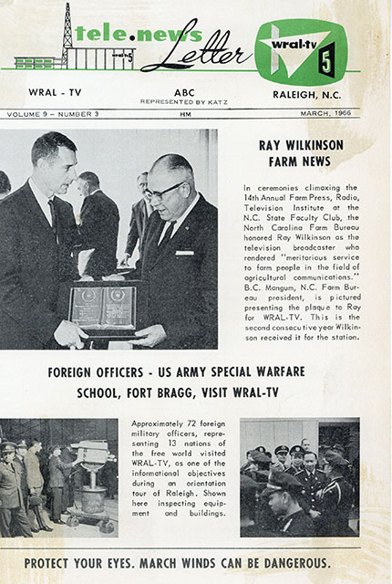 WRAL-TV Tele-news March 1966