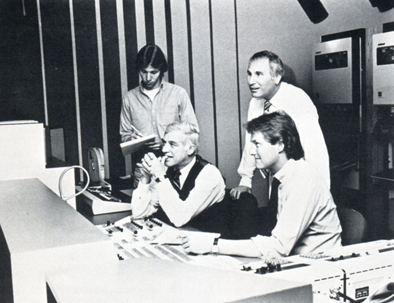 WRAL Control Room 3 in 1984