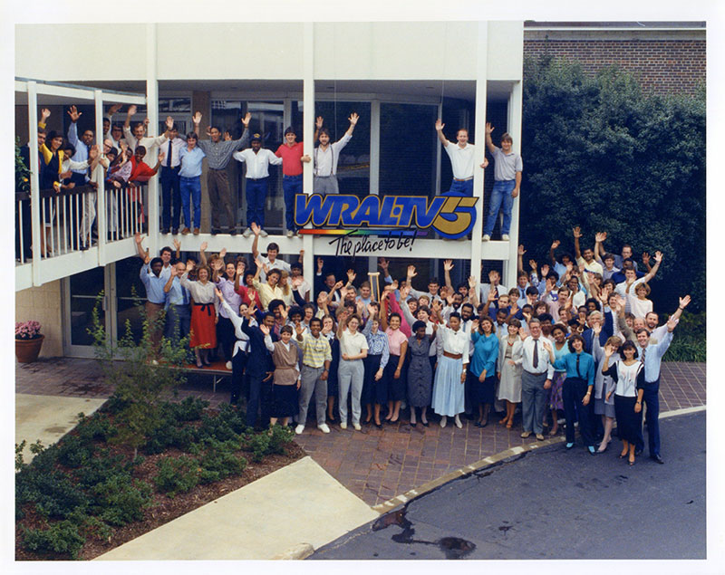 WRAL staff, 1986