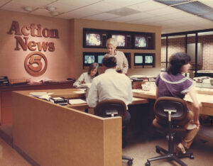 WRAL-TV newsroom