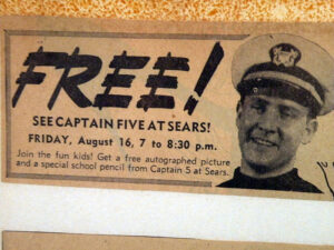 Captain 5 newspaper ad