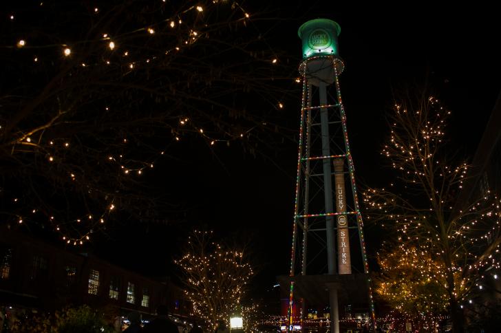 2015 American Tobacco Tower Lighting