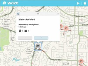 Waze map