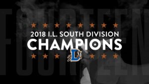 Bulls 2018 I.L. South Division Champs