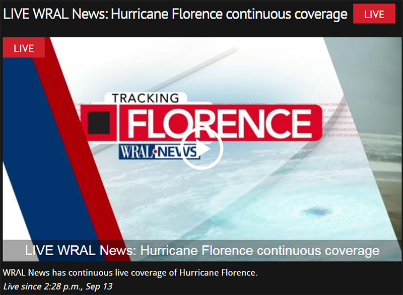 Hurricane Florence coverage