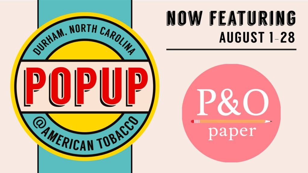 Parker & Otis Paper PopUp at American Tobacco