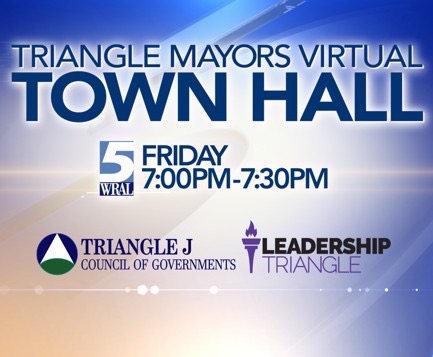 WRAL-TV Triangle Mayors Virtual Town Hall