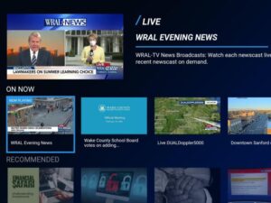 WRAL streaming apps