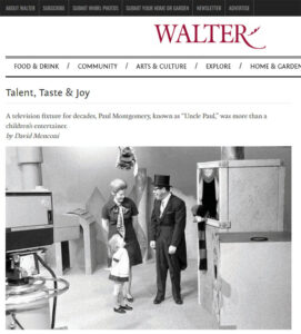 Walter Magazine Uncle Paul article