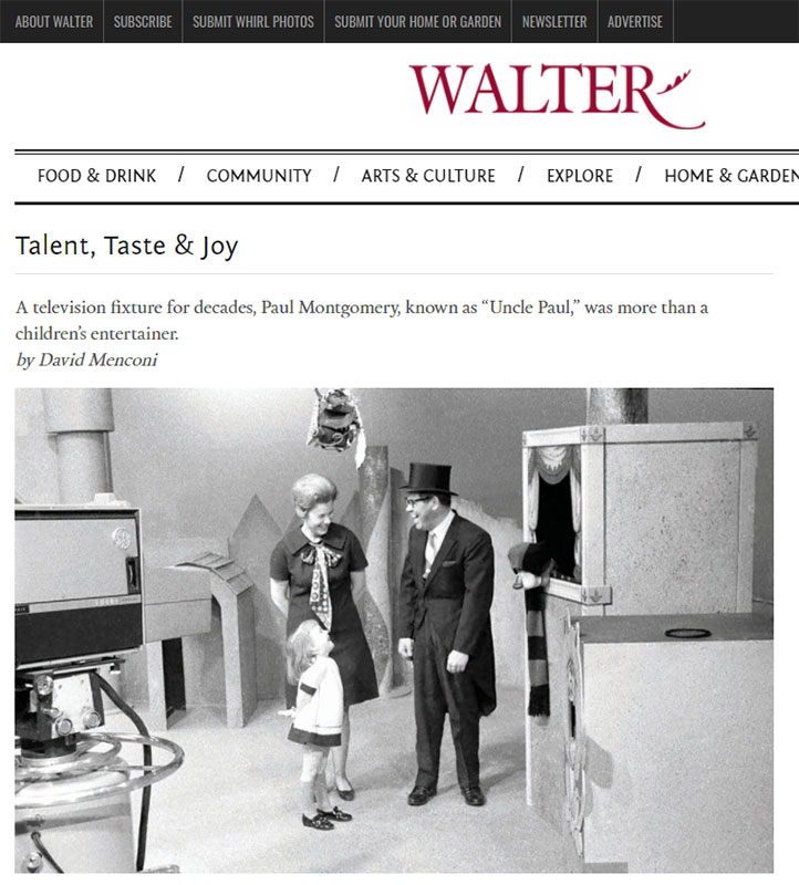 Walter Magazine Uncle Paul article