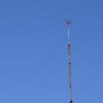WRAL-FM antenna install