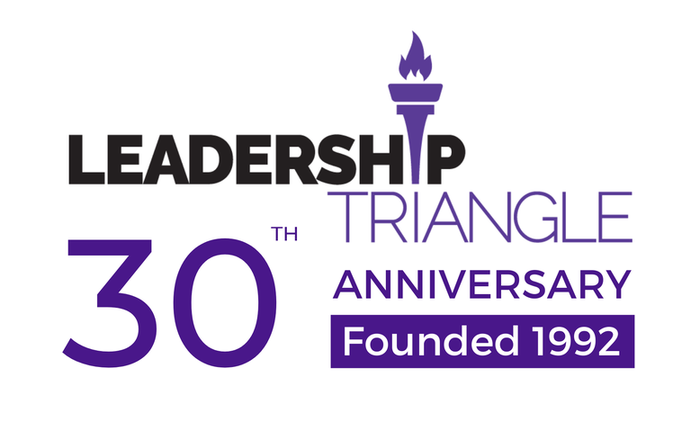 Leadership Triangle 30th Anniversary logo