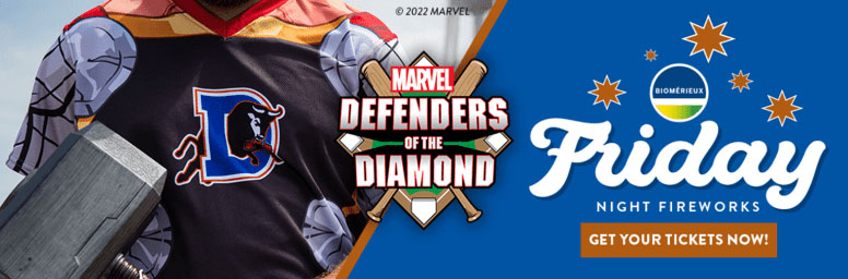 Durham Bulls Marvel Defenders of the Diamond