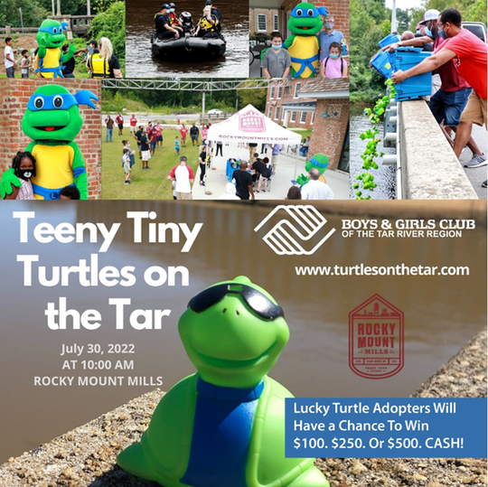 Teeny Tiny Turtles on the Tar at Rocky Mount Mills