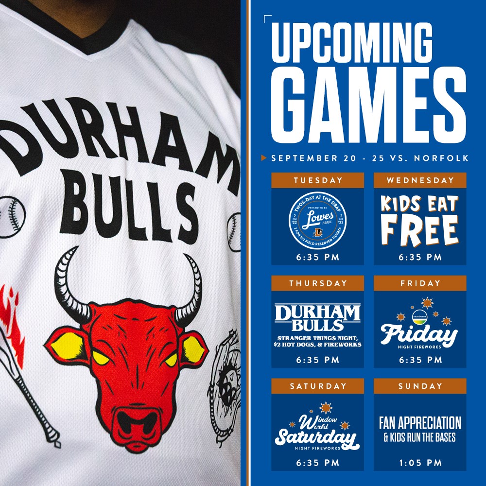 Durham Bulls Final Homestand 2022
