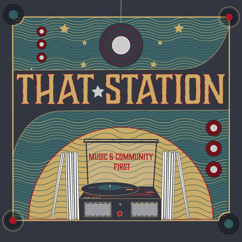 That Station t-shirt design