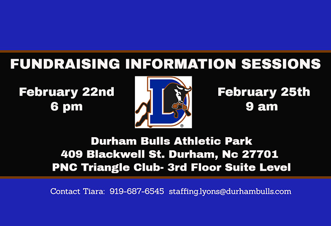 Durham Bulls Fundraising Information Sessions