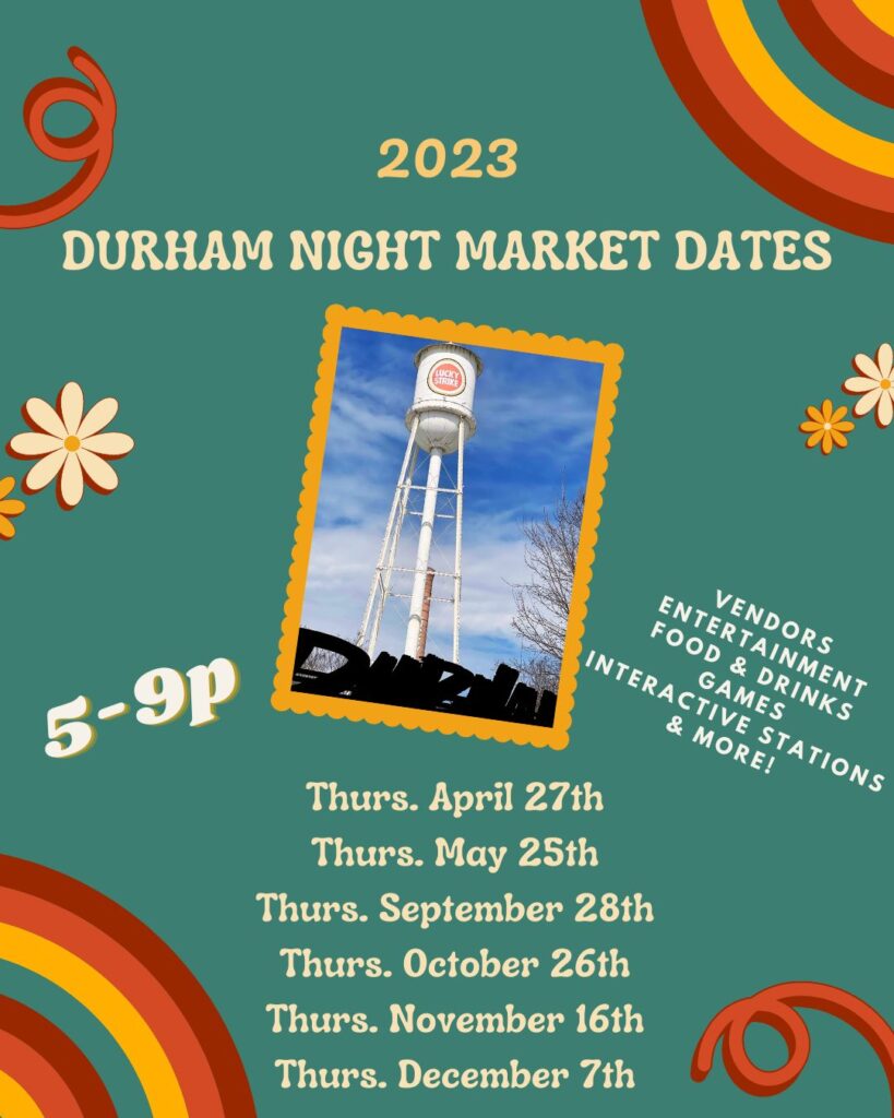 Durham Night Market 2023 Dates