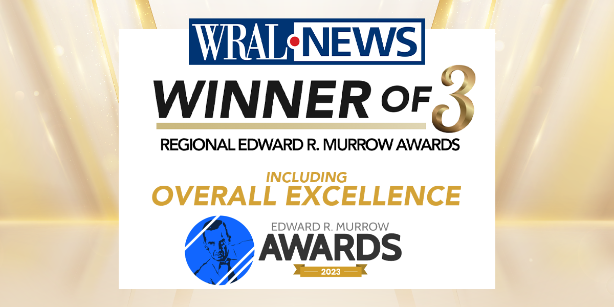 WRAL Wins Three Regional Edward R. Murrow Awards, Including Overall