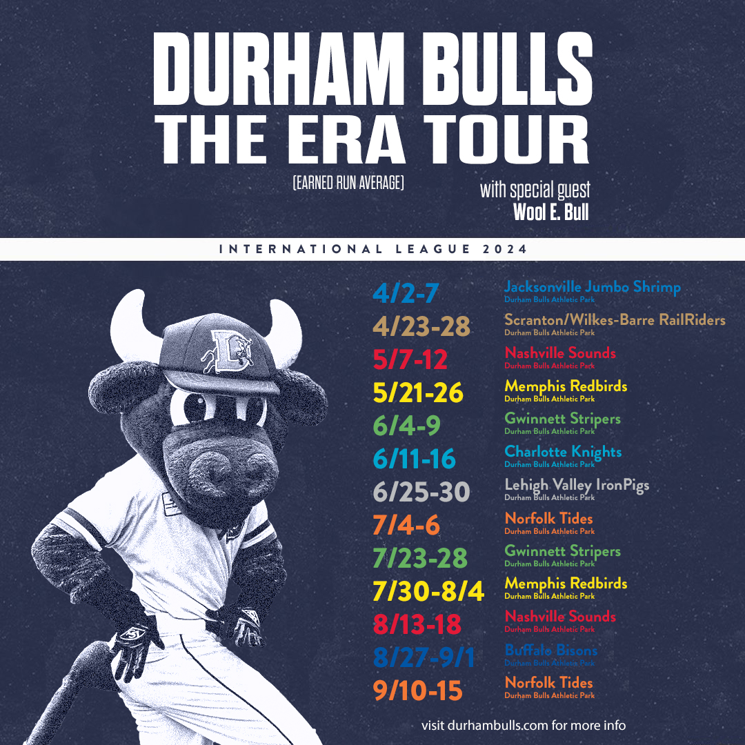 Durham Bulls Announce 2024 Schedule Capitol Broadcasting Company