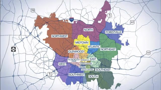 Raleigh's 18 neighborhoods