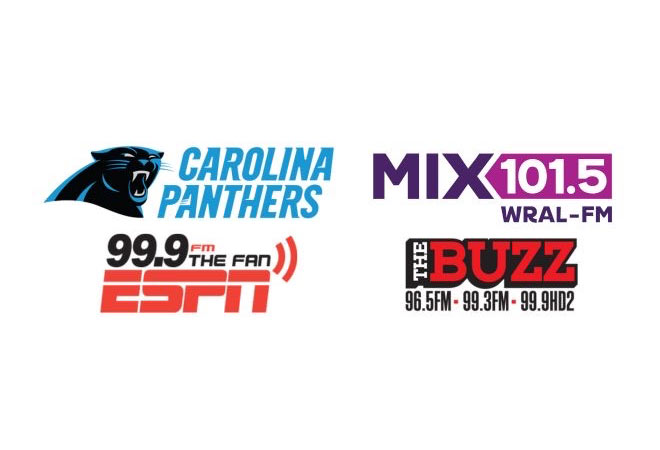 Carolina Panthers & CBC Radio logos