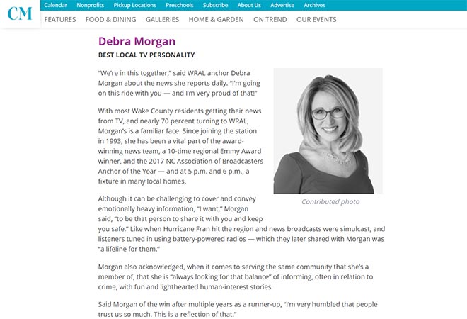 Debra Morgan 2024 Maggy Awards